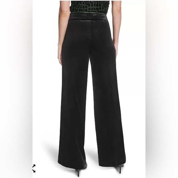 Calvin Klein NWT Whitney Wide Leg Velvet Pant Size 12 W16” - Picture 5 of 11